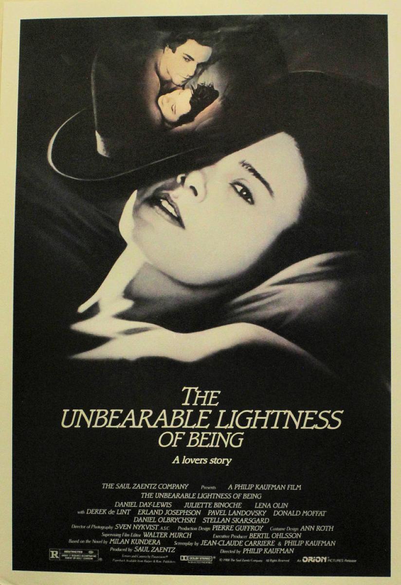 Capa do filme The Unbearable Lightness of Being